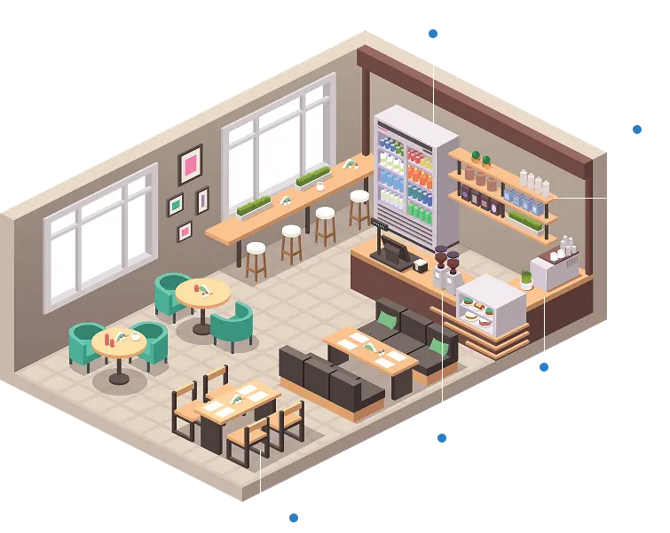 Food & Beverage Service Counters